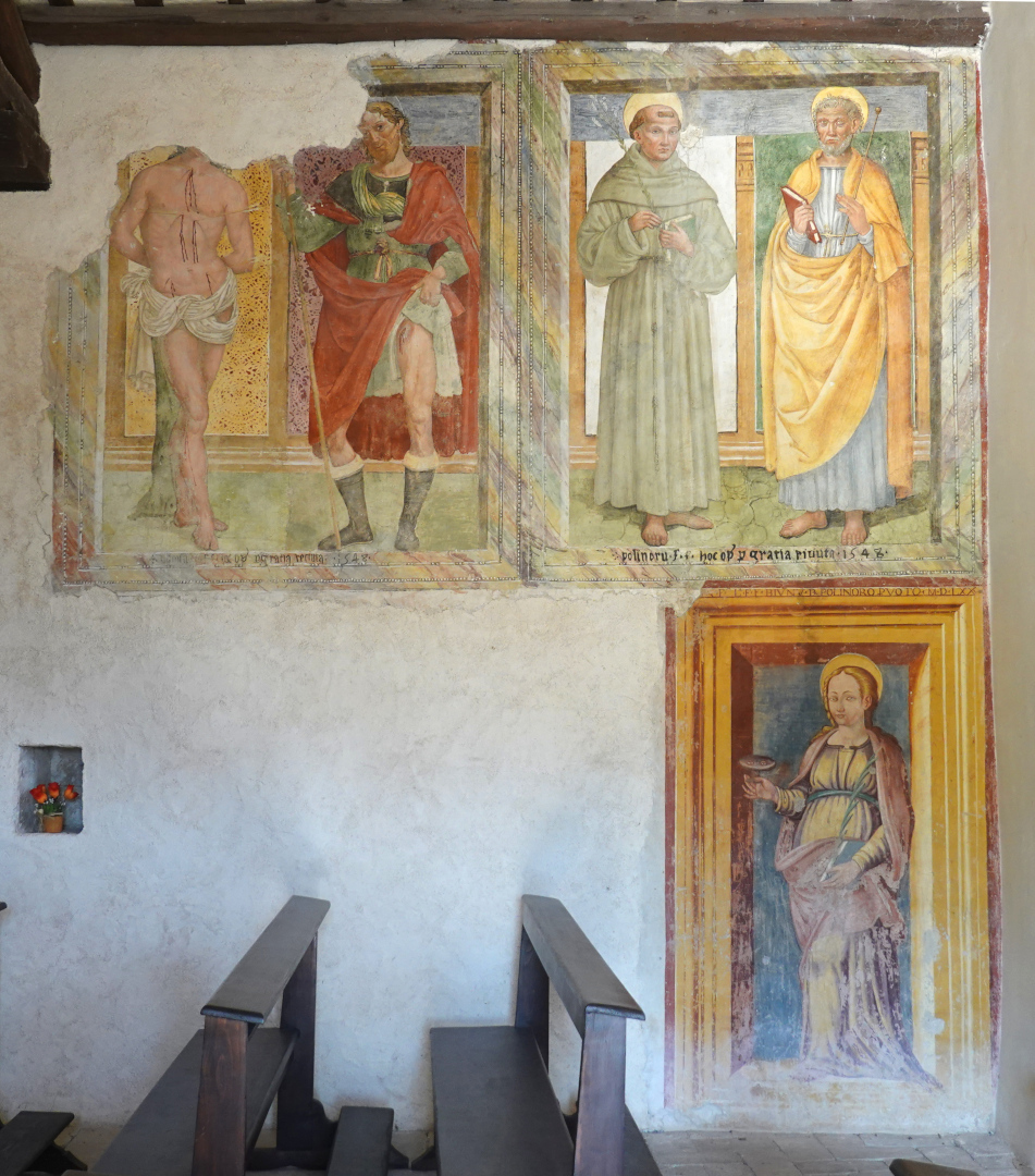 Chiesa dell'Addolorata - santi devozionali - Grotti