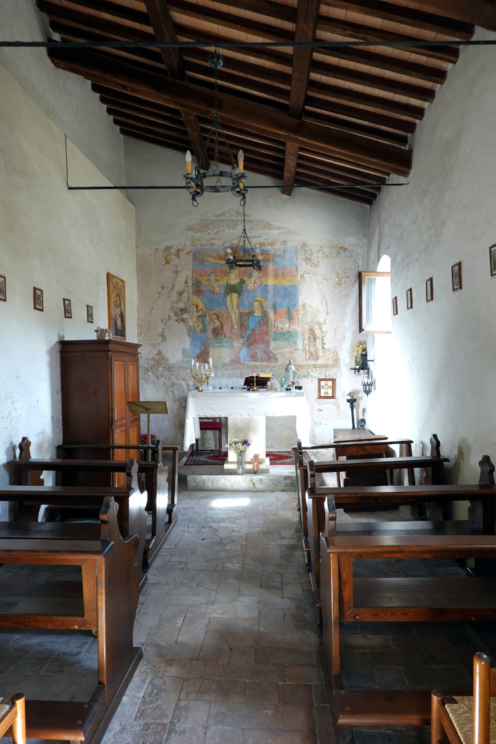 Chiesa di San Sebastiano - interno - Castel San Felice