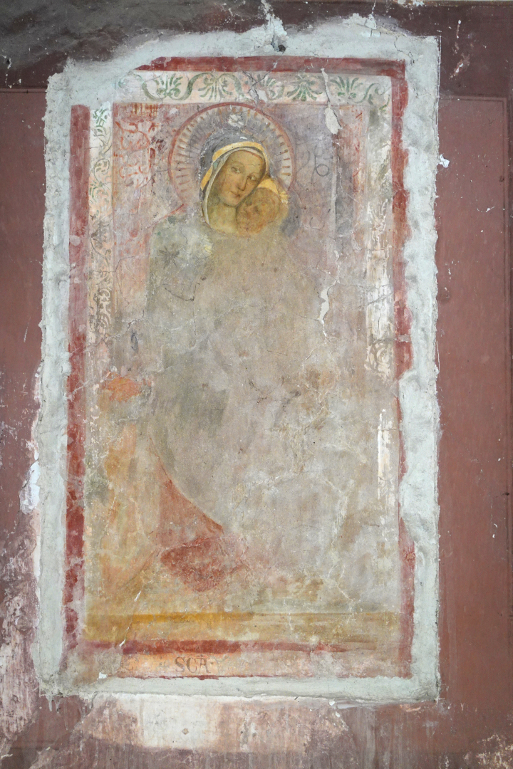 Chiesa di Santa Maria di Narco (La Pia) - Madonna con Bambino - Sant'Anatolia di Narco