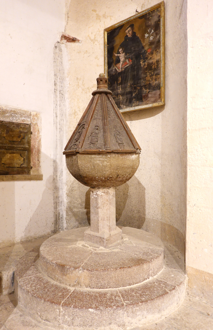 Fonte battesimale - Chiesa di San Michele Arcangelo - Gavelli