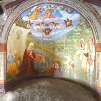 Chiesa di Santa Maria delle Grazie - nicchia con adorazione dei pastori - Caso