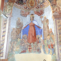 Chiesa di Santa Maria delle Grazie - nicchia della Madonna della Misericordia - Sant'Anatolia di Narco
