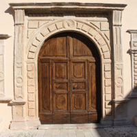 Chiesa di Santa Maria delle Grazie - portale - Sant'Anatolia di Narco